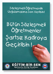 Sözleşmelilik Uygulamasına Son Verilsin